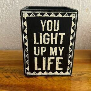 Candle holder and candle